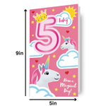 Emoji Age 5 Birthday Card Official Product