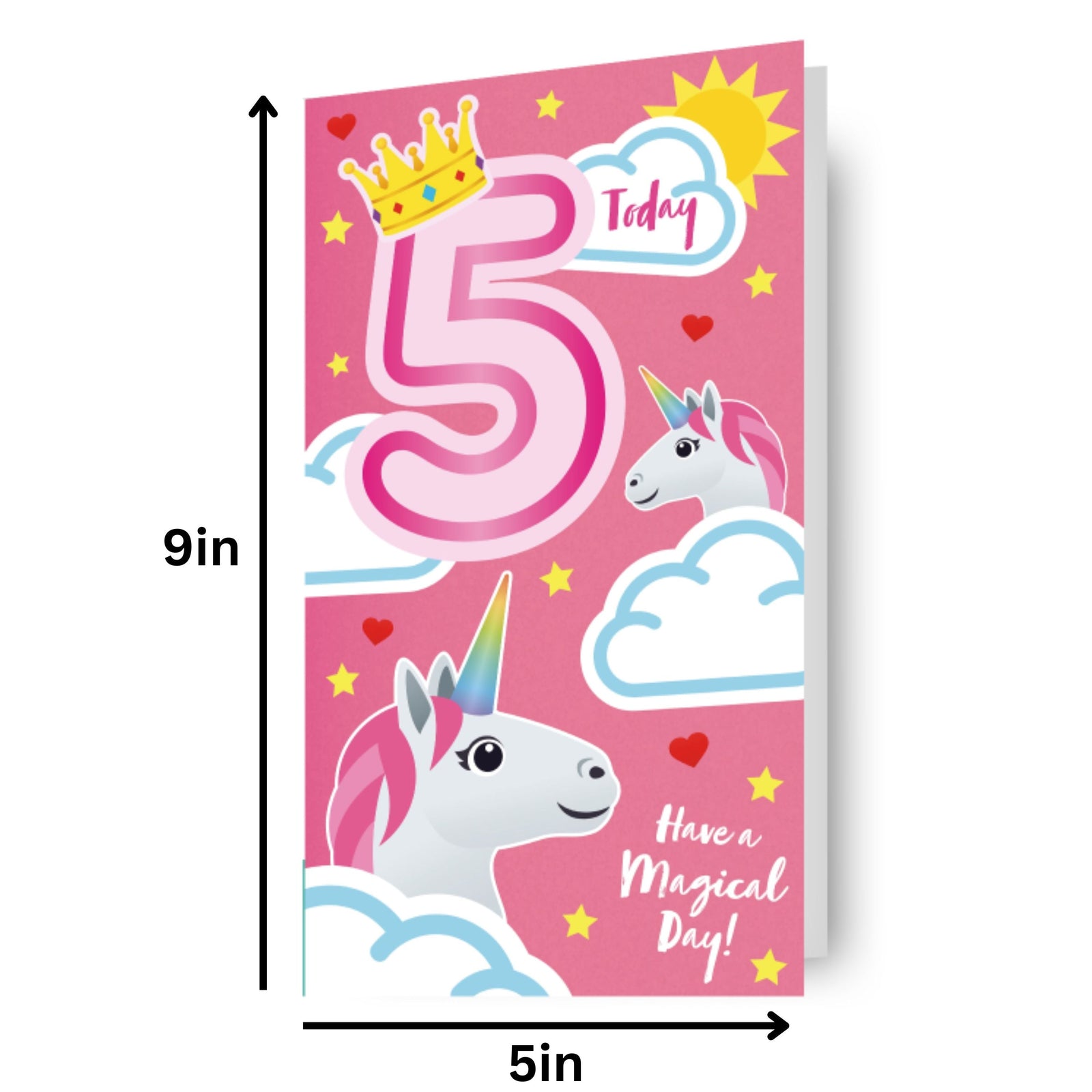 Emoji Age 5 Birthday Card Official Product