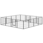 16 Panels Heavy Duty Puppy Play Pen For Small, Medium Dogs 80hcm