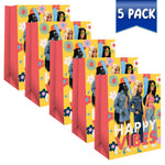 Multipack Of 5 Gift Bags Official Product