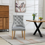 Set Of 2 Ravenna Velvet Dining Chairs | Silver