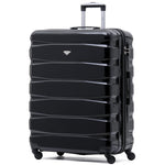 29" Large Suitcase Check-in Hold Luggage Hard Shell 4 Wheels Tsa Lock | Large | Black Gloss