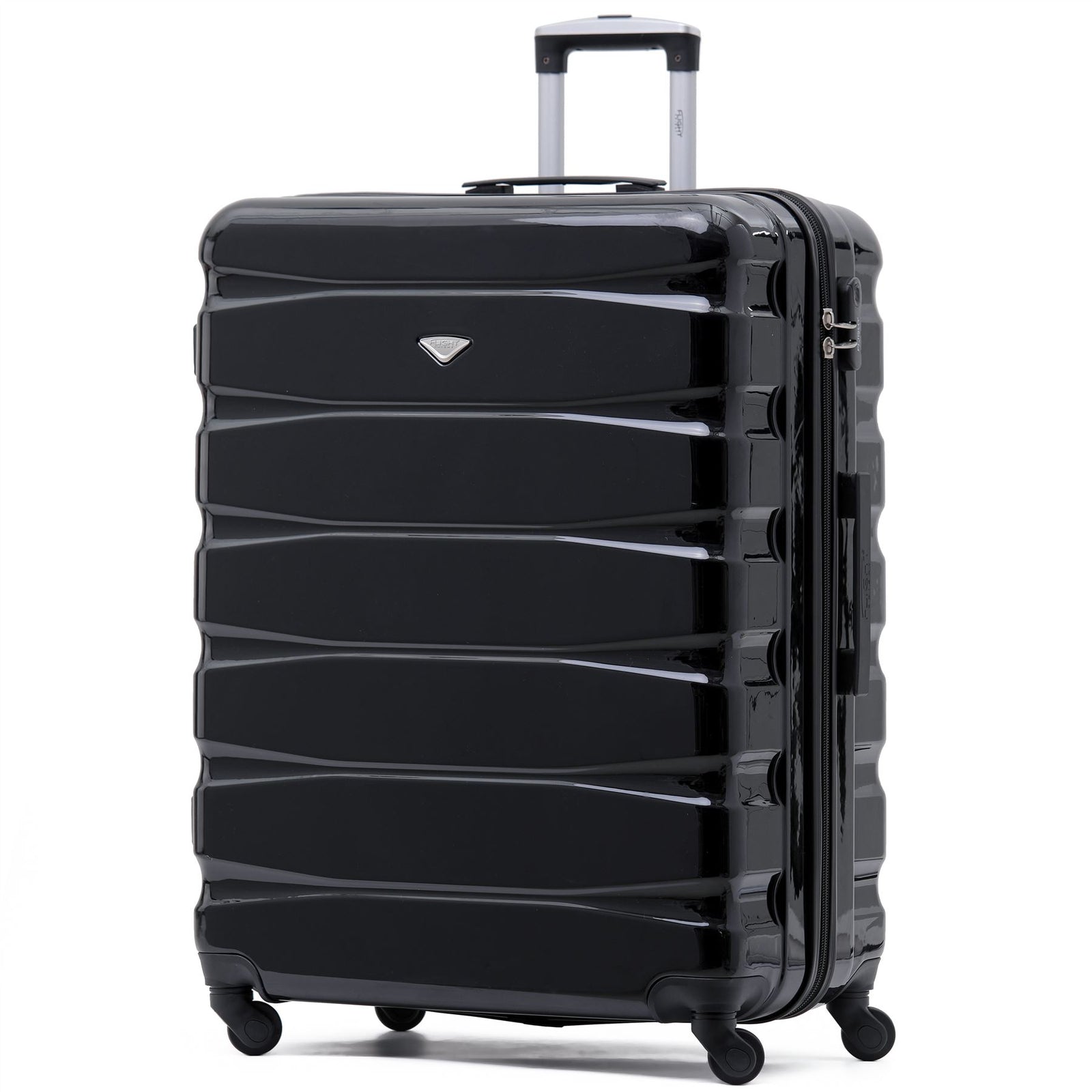 29" Large Suitcase Check-in Hold Luggage Hard Shell 4 Wheels Tsa Lock | Large | Black Gloss