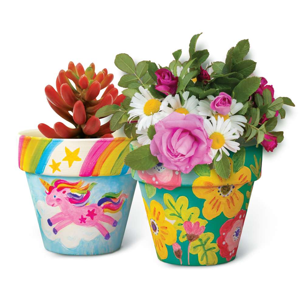 Kidzmaker - Paint Your Own Terracotta Flower Pots