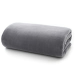 Luxury The Big One Ultra Soft Fleece Throw | Oxford Grey