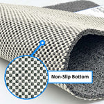Spaghetti Anti Slip Shower/Bath Mat | 40 x 60cm | Grey