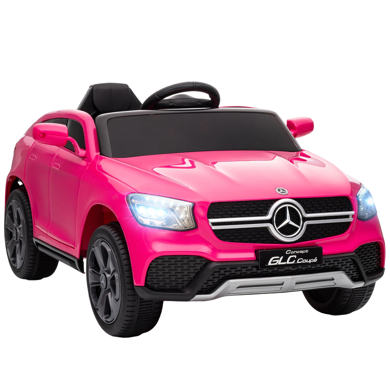 Mercedes-benz Glc Licensed Kids Ride On Car With Remote | Pink