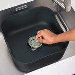 Recycled Washing Up Bowl - Sage Green Kitchen Dish Wash & Drain - 9 Litres Capacity - Made in the UK