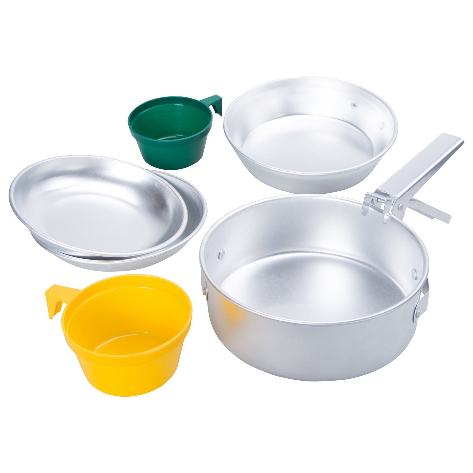2 Person Cookware Set | One Size | Silver