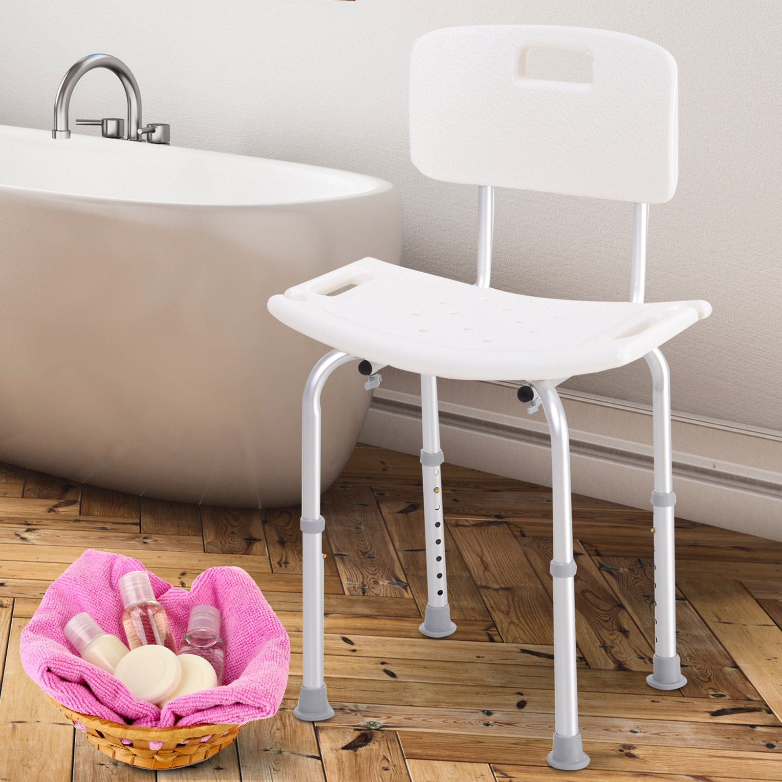 Bath Chair Shower Seat Elderly Aids Adjustable