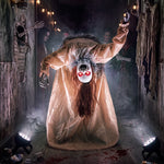 HOMCOM Animated Halloween Ghost For Indoor, Covered Outdoor