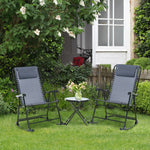 3 Piece Outdoor Rocking Set, 2 Chairs & Table