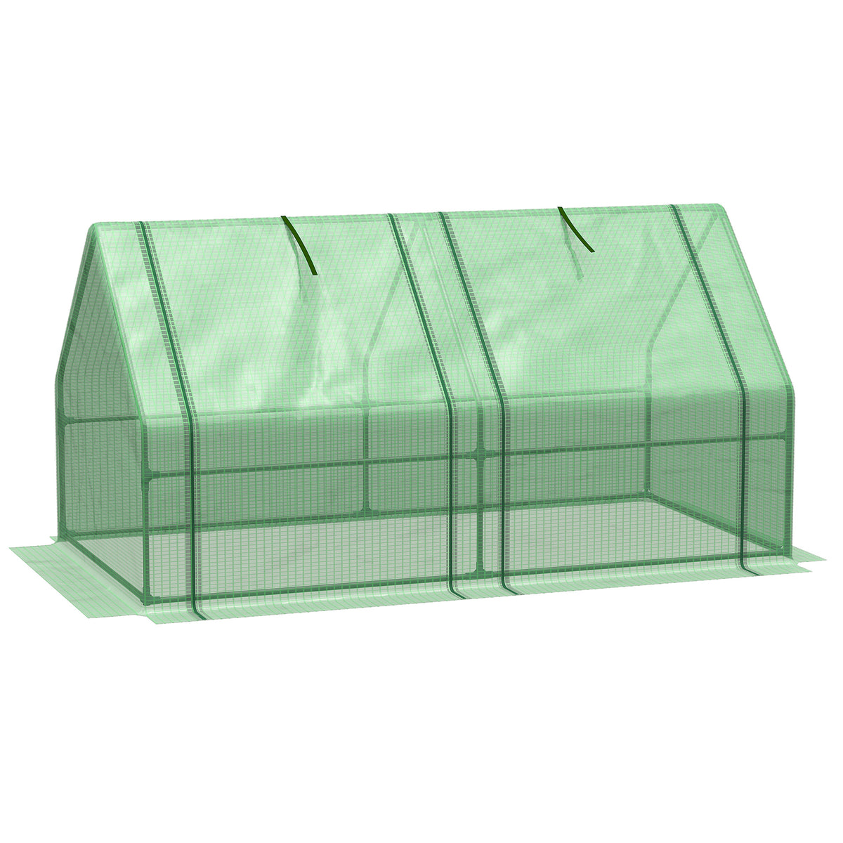 Mini Greenhouse Poly Tunnel Steeple | Green