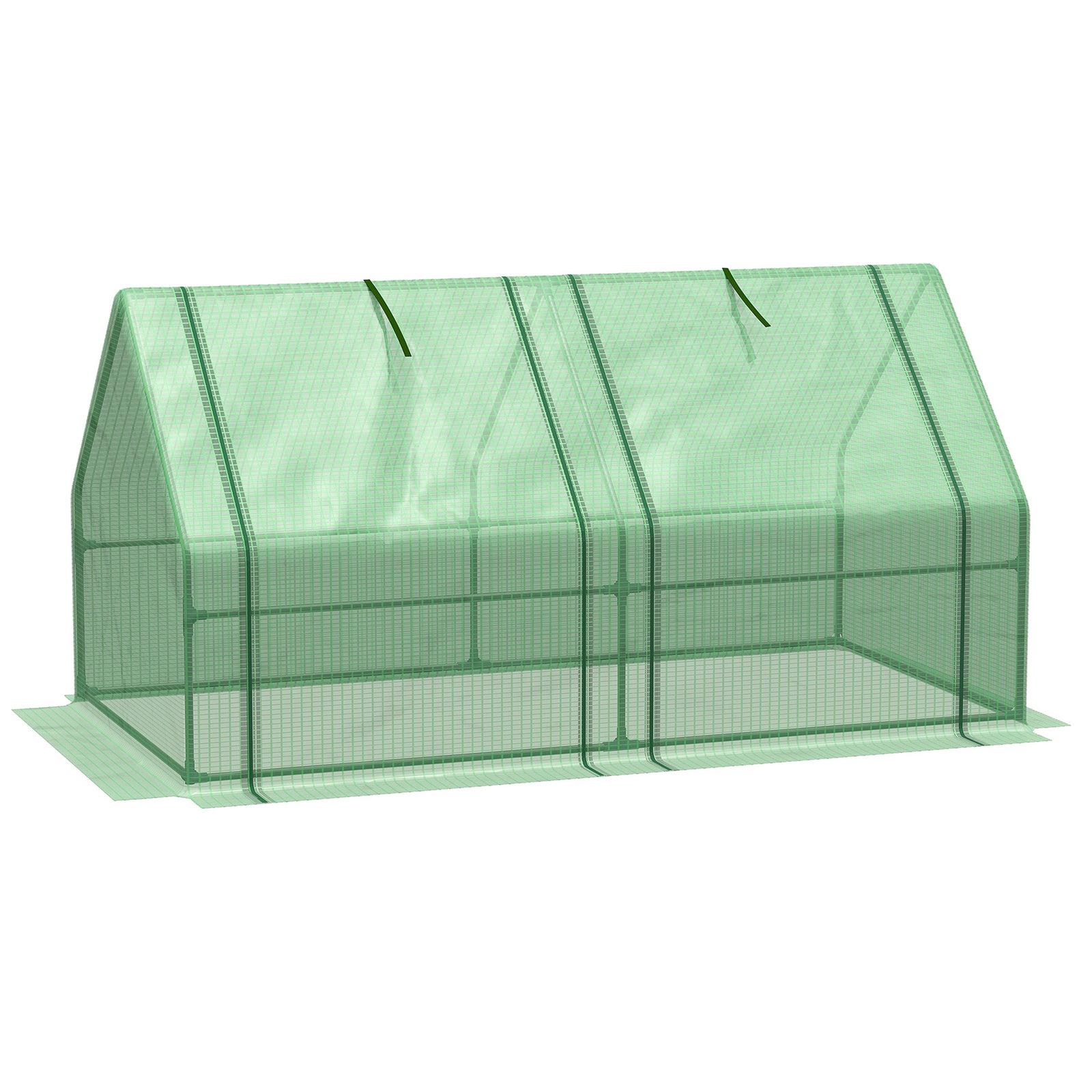 Mini Greenhouse Poly Tunnel Steeple | Green