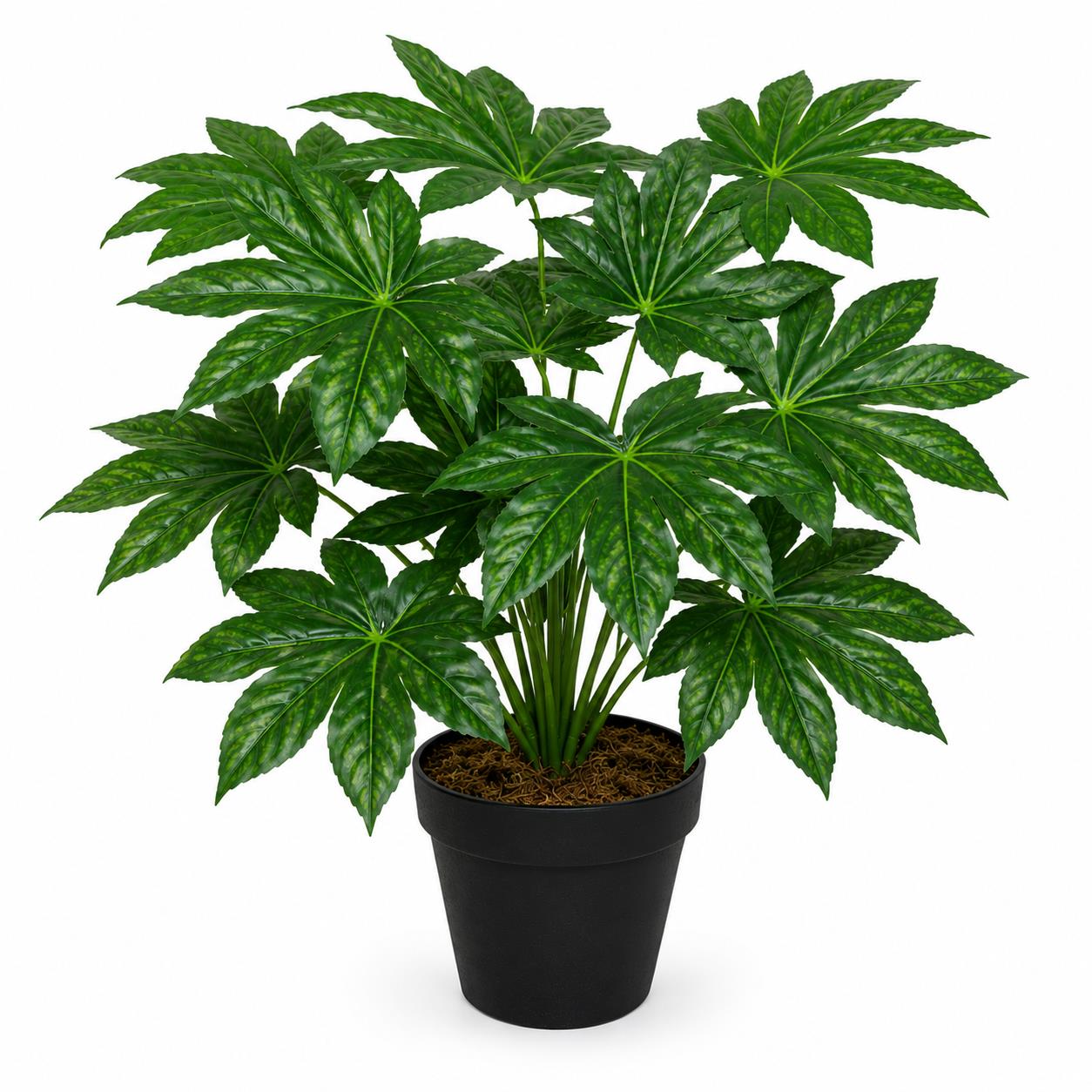 60cm Uk Realistic Large Artificial Foliage Plant With Pot