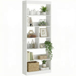 Bookcase, 6-tier Bookshelf With Anti-tipping Design | White