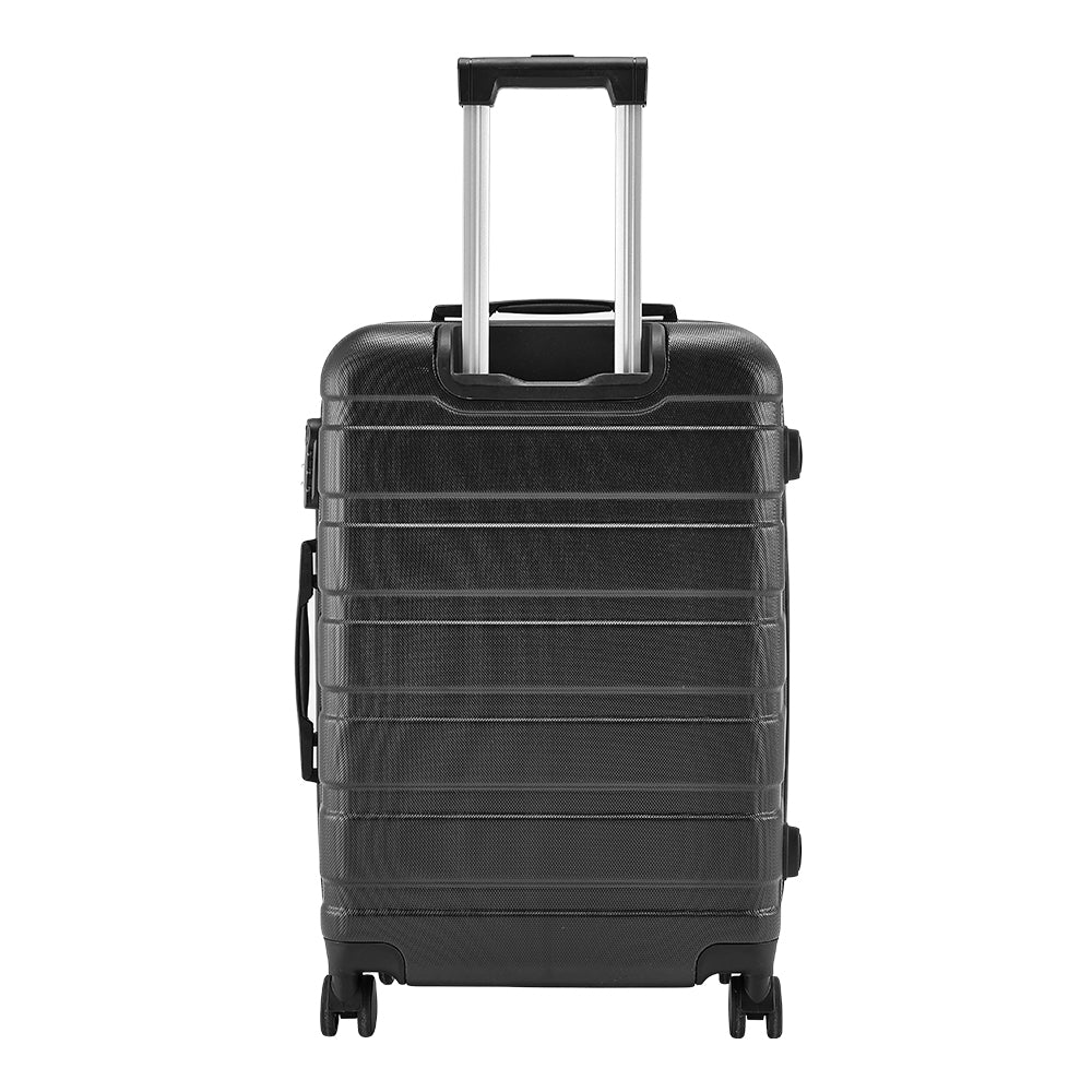 Hardshell Rolling Luggage Trolley Travel Case | Black