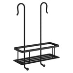 Shower Basket Soap Caddy With Hanging Hooks For Shower Mixer | Black