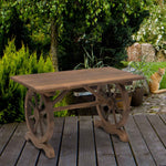 Outdoor Dining Table Patio Display Desk Fir Wood