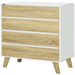 Chest Of Drawers 4 Drawer Storage Cabinet Organiser