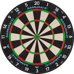 Samurai 3 Dartboard - Professional - Knife Wire - Black Number Ring | One Size | Multi