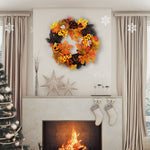 Realistic Halloween Decoration Wreath With Led Lights