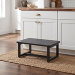 Step Stool With Metal Frame | Black