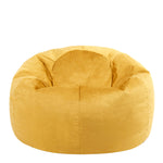 Aurora Velvet Bean Bag | Yellow