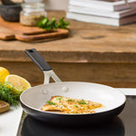 KitchenAid Cookware Coloured Aluminium Frying Pan, Pfas Free, Matt Black