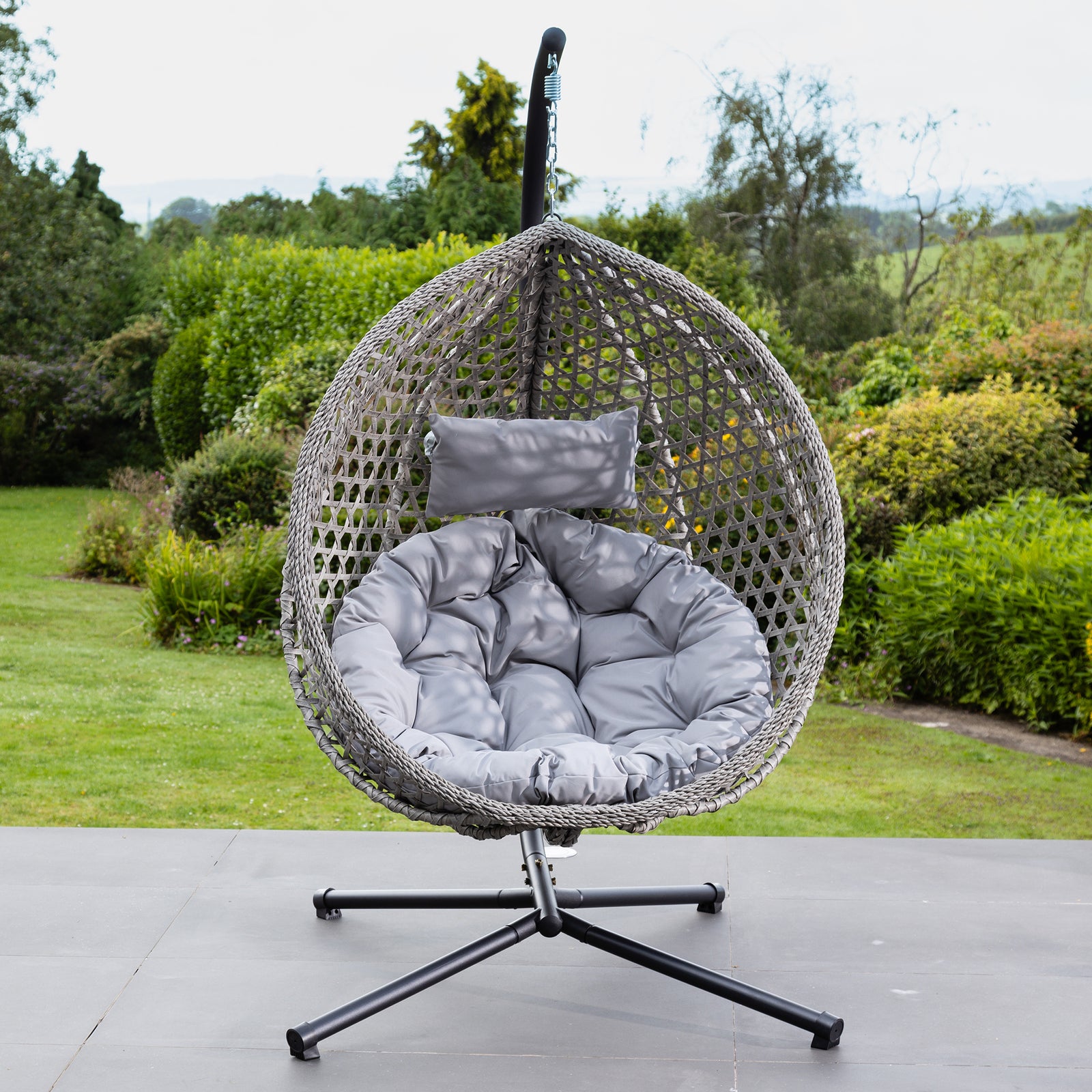 Bradshaw Swing Egg Pod Chair | Gray