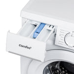 9kg Front Load Washing Machine – Slim Design With 15 Wash Programs, Quick & Steam Wash, Child Lock, Led Display, And Inverter Motor