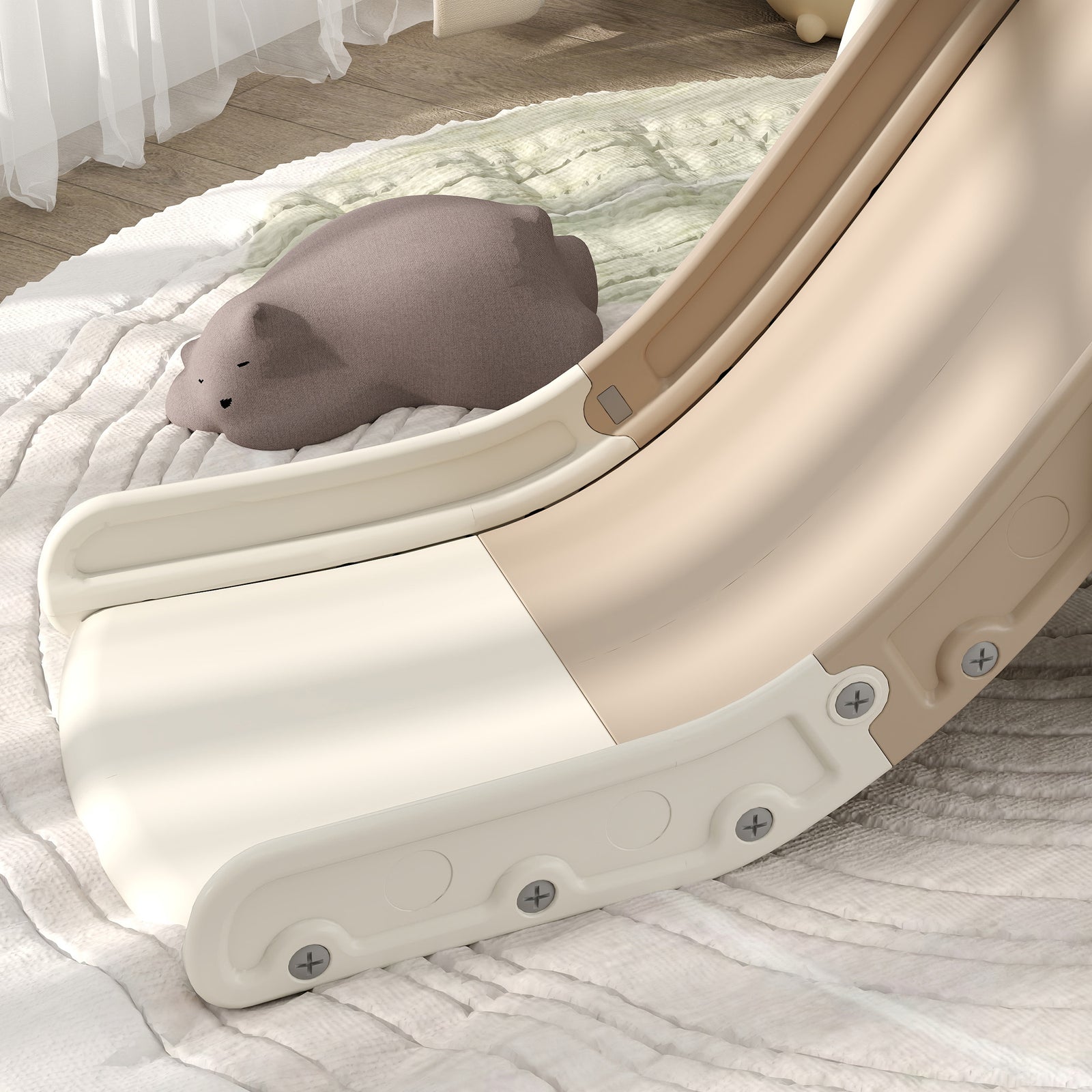 3 In 1 Kids Slide For 1-3 Years, Elephant-themed Indoor Slide