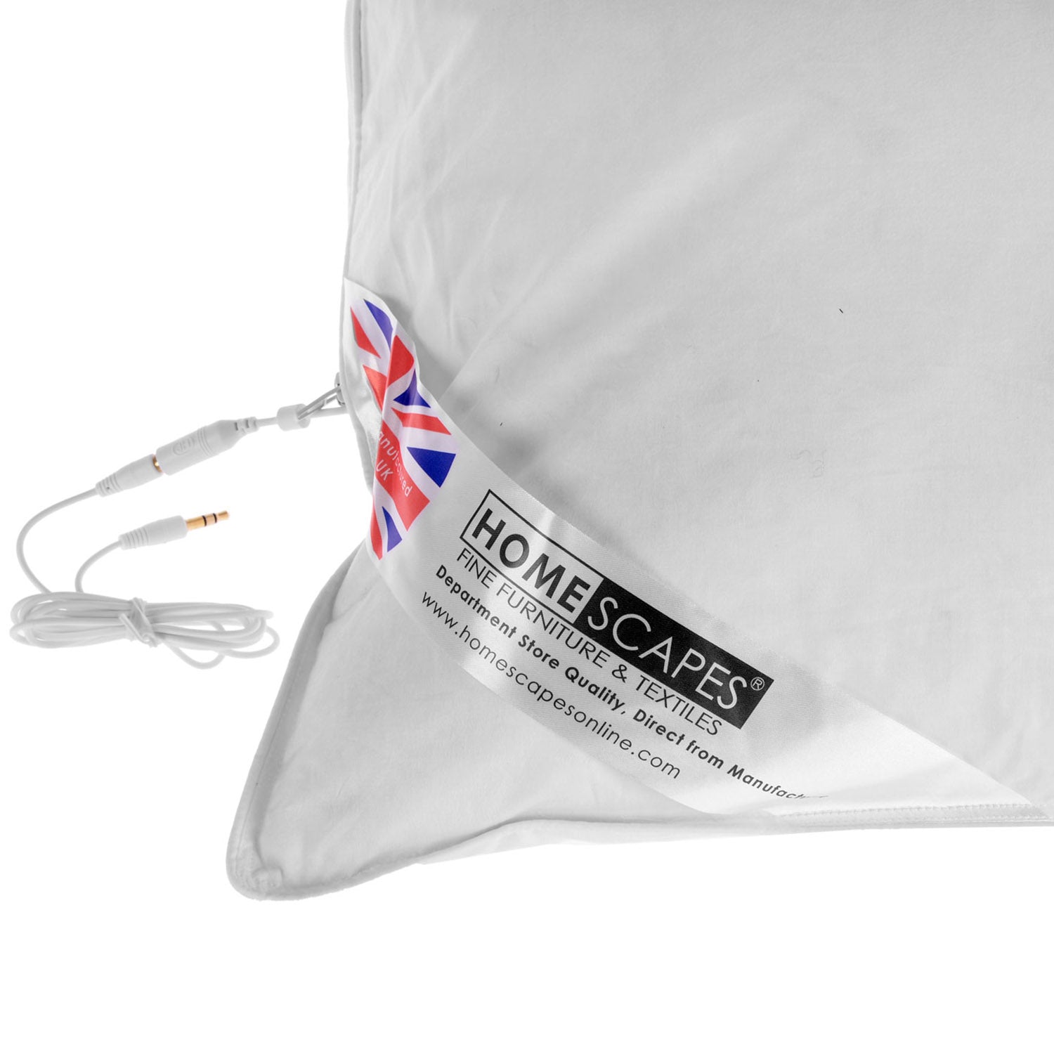 Duck Feather And Down Music Pillow With Speakers