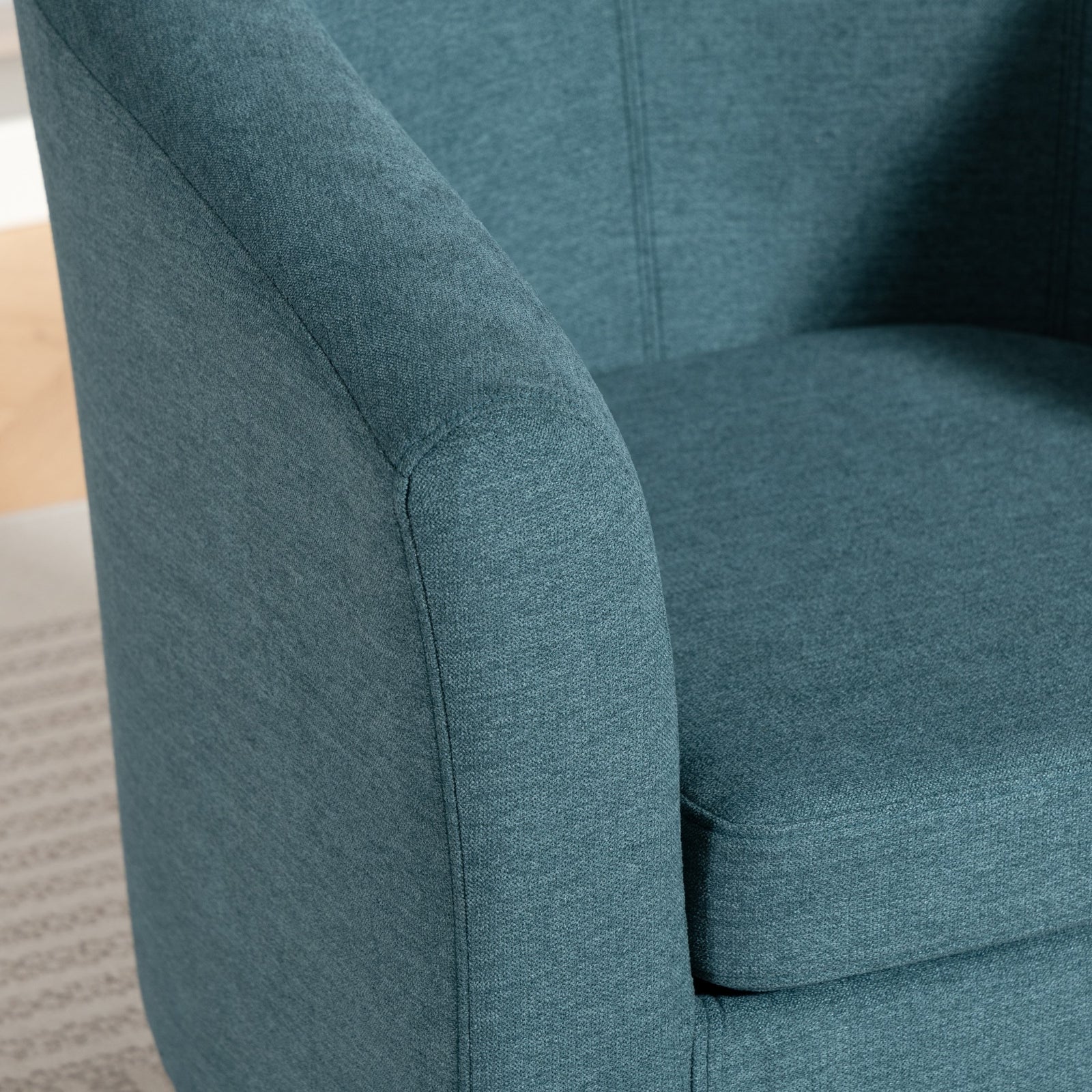 Beulah Fabric Accent Chair | Teal
