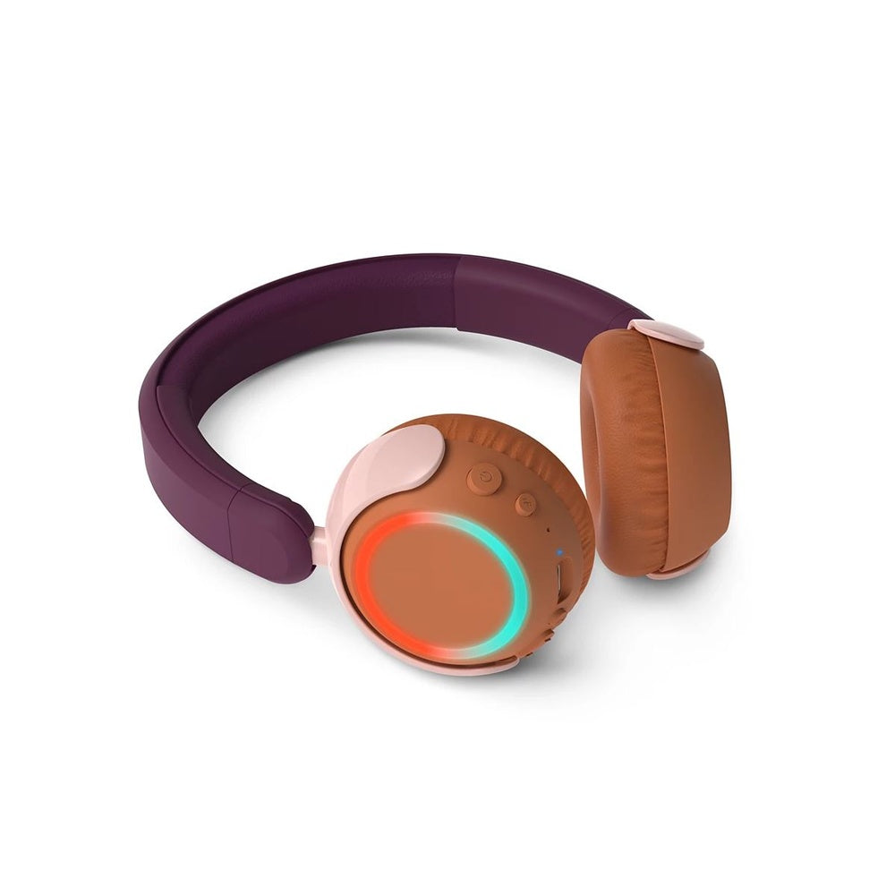 Tak4200 Kids' Wireless On-ear Bluetooth Headphones | Magenta