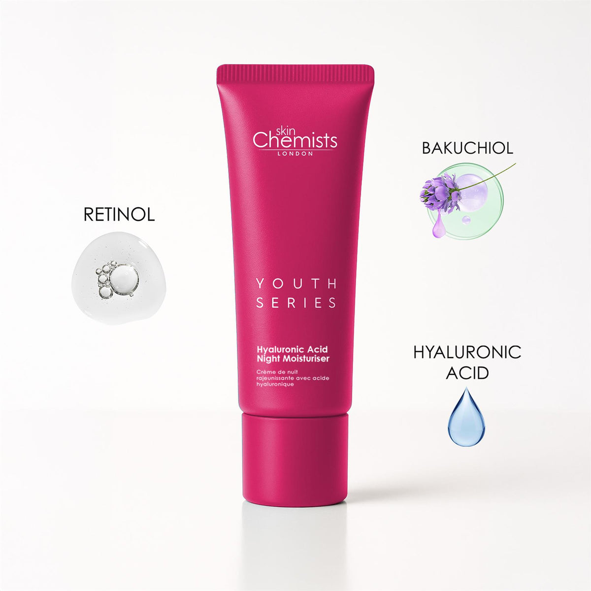 Retinol & Bakuchiol Anti-ageing Night Moisturiser 50ml