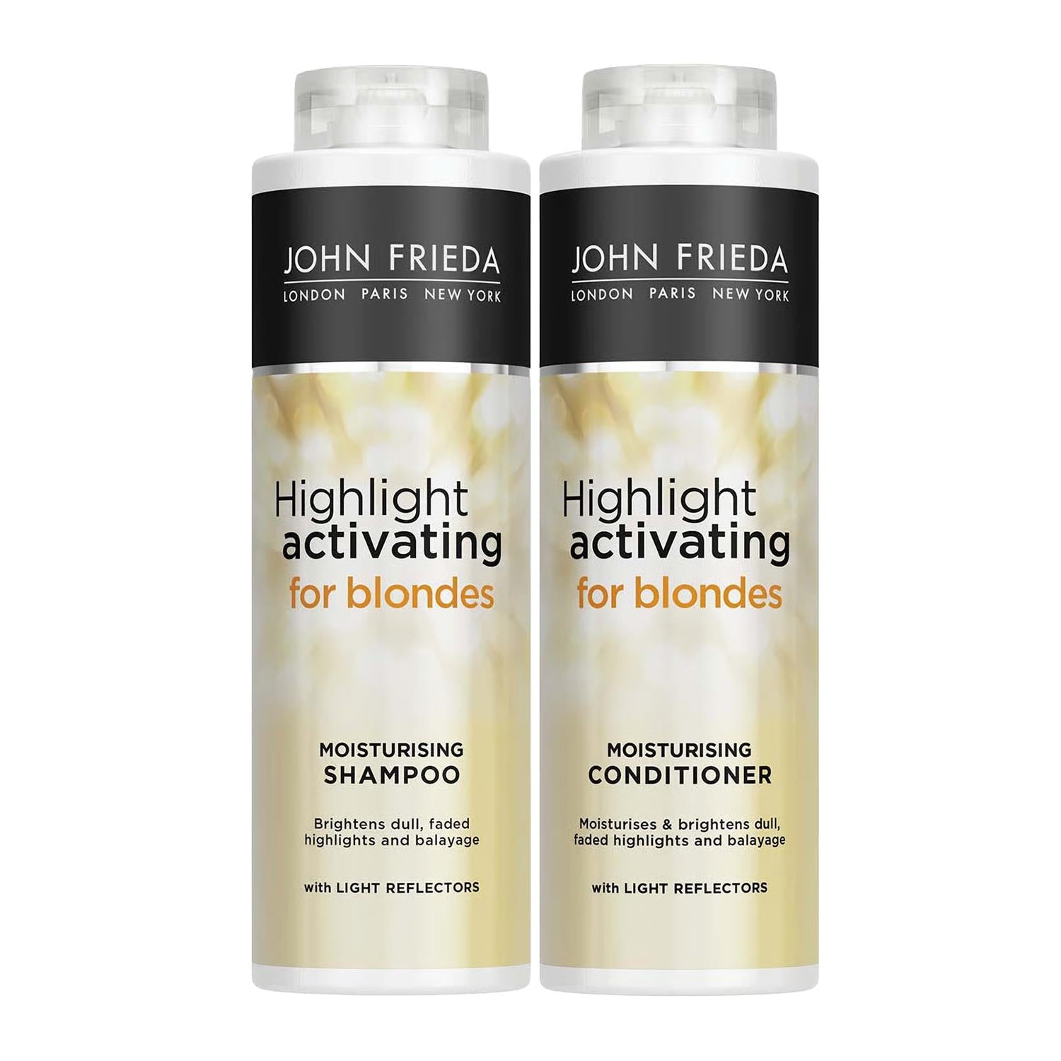 John Frieda Sheer Blonde Highlight Activating Shampoo & Conditioner New Duo Pack