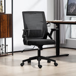Mesh Office Chair Flip-up Arm Grey | Black