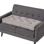 Cotton 2 Seater Booster Cushion | 50cm x 100cm | Charcoal Grey