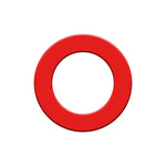 Pu Dartboard Surround Wall Protector | One Size | Red