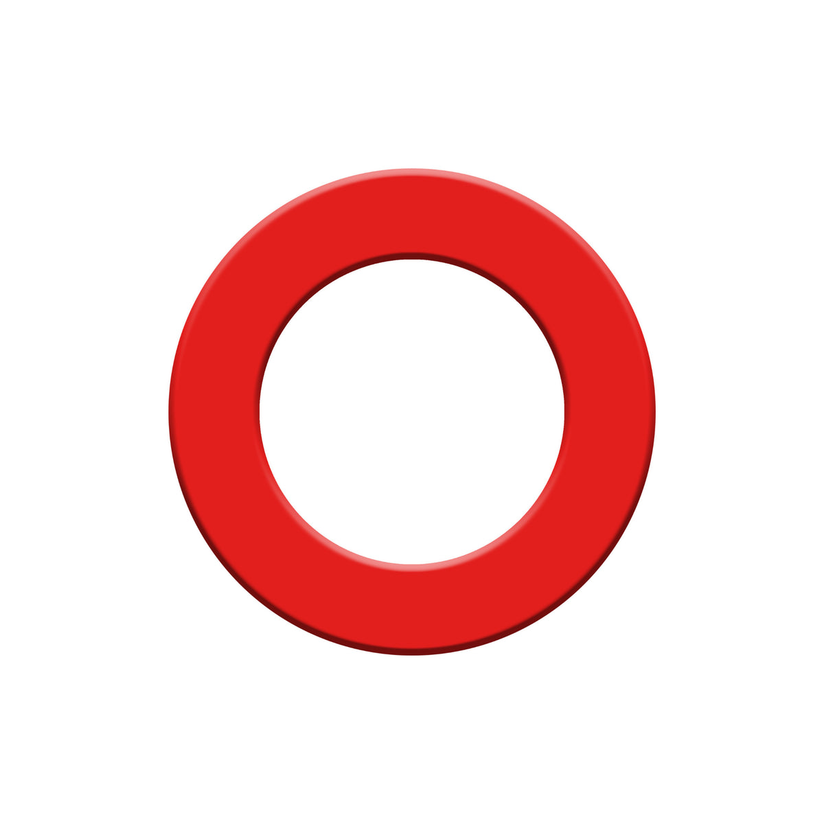 Pu Dartboard Surround Wall Protector | One Size | Red