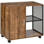 Printer Stand Office Mobile Cabinet Organizer With Castors | One Size | Natura