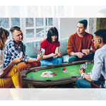 Foldable 10-player Poker Table Top With Cup Holders, Bag
