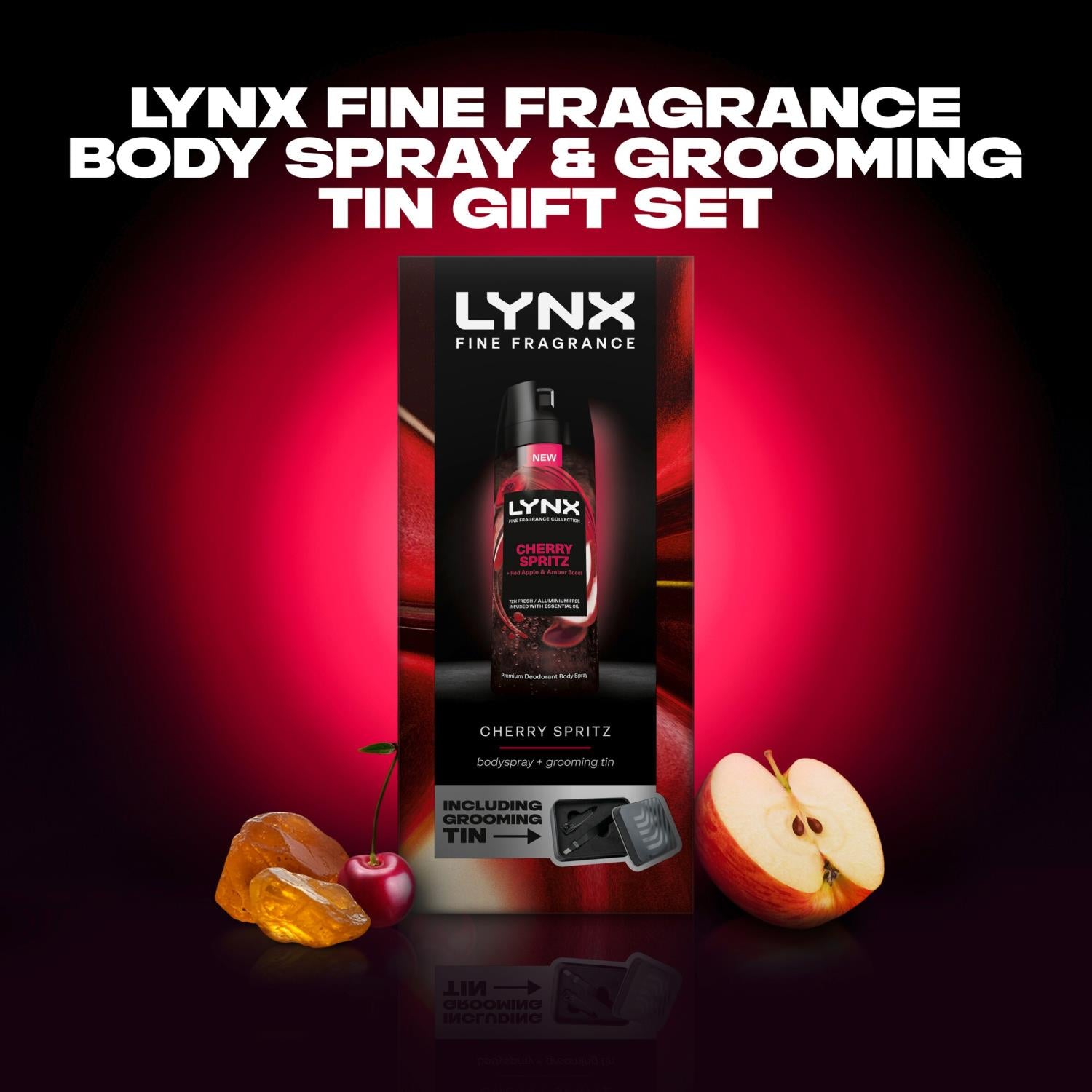 Fine Fragrance Body Spray Gift Set For Him In A Grooming Tin | Set of 1