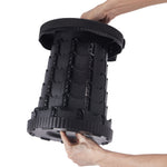 Outdoor Collapsible Stool For Camping | One Size | Black
