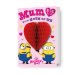 Minions 'from Both Of Us' Mother's Day Card Official Product