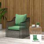 Cushion Set With Seat & Back Pad, Cushion Only | Green