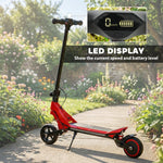 Electric Scooter For Kids, Foldable E Scooter For Age Age 6+ | Red