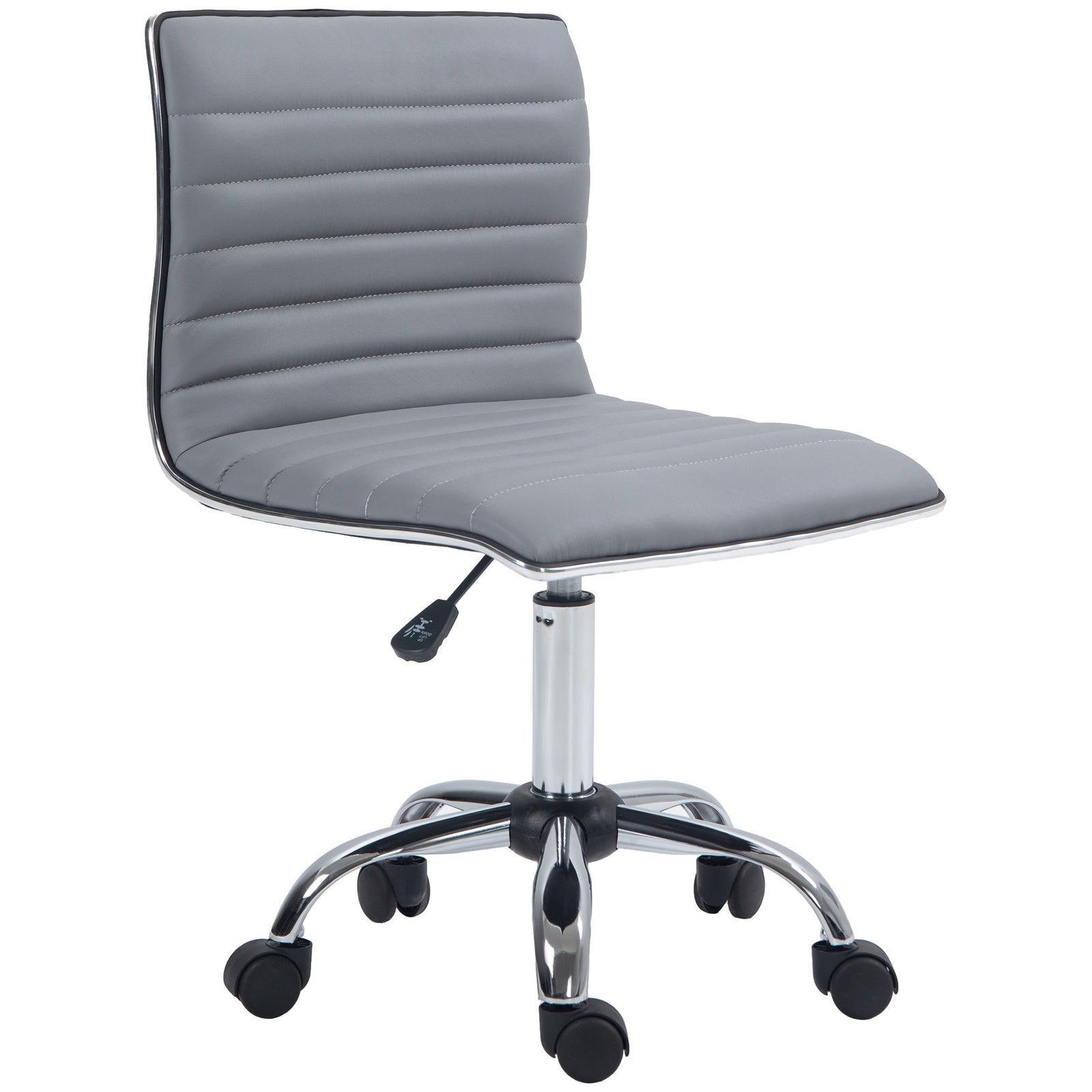 Ergonomic Executive Chair Armless | Dove Gray