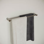Towel Rail, Silver Gloss, Wall-mounted, 60 Cm. Collection Metric